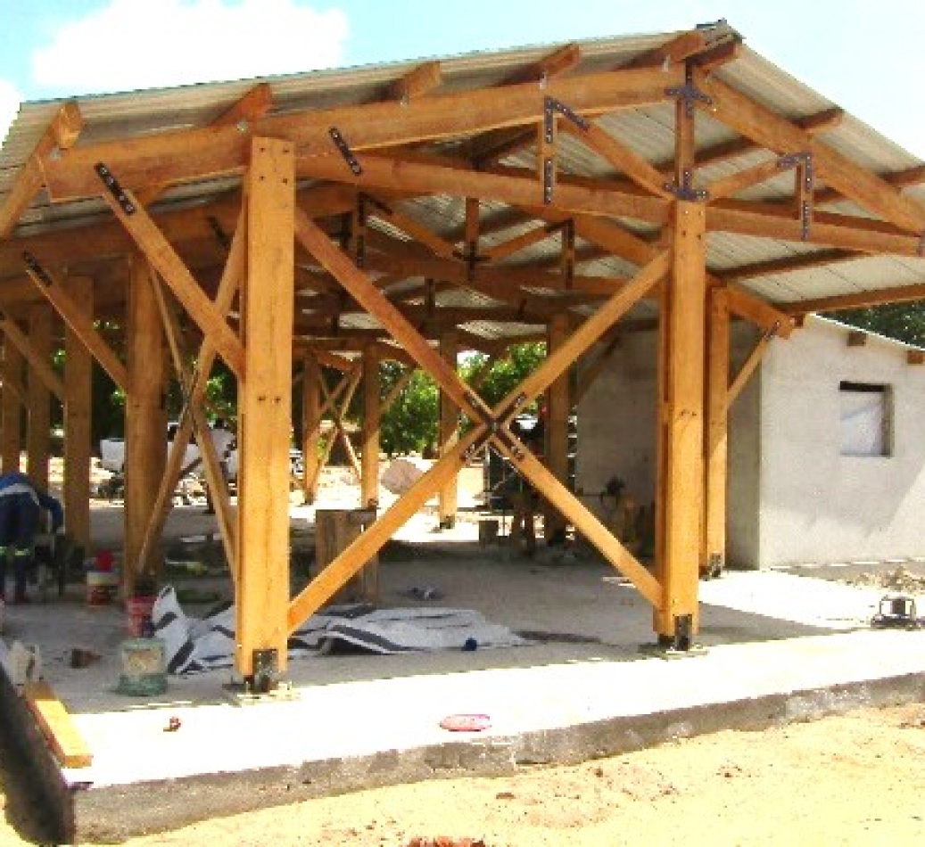 Alpendre comunitário de Muepane, distrito de